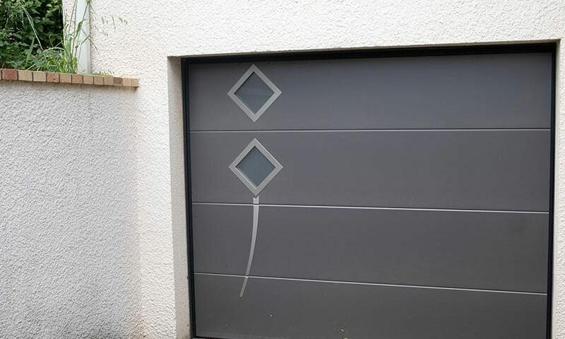 Porte de garage Aludoor grise anthracite