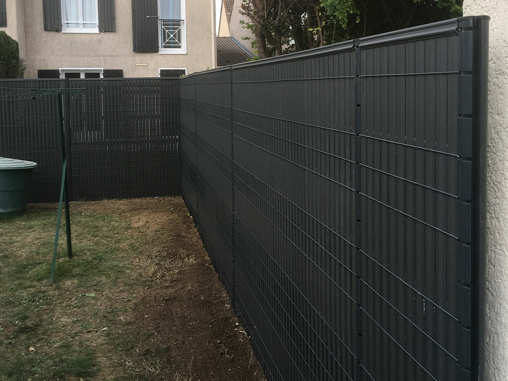 Réalisation clôture rigide à Courcouronnes